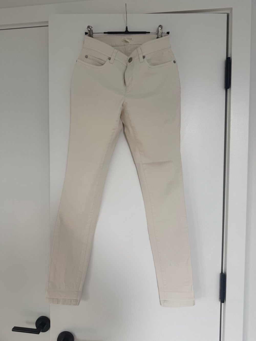 Eileen Fisher - Women’s Cream Slim Straight Pant